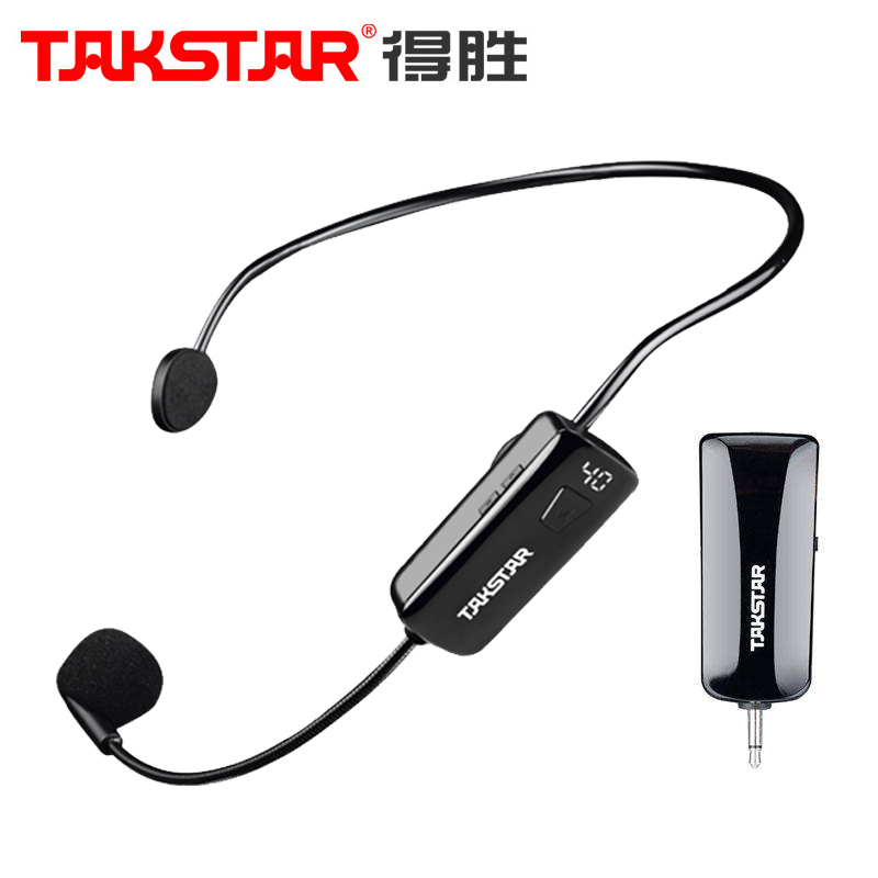 Takstar Disheng Hm200W Little Bee Wireless Headset Amplifier Headset Online Class Teaching Microphone Promotion
