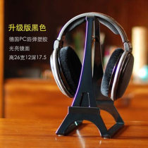 Headphone stand Headphone stand Head-mounted display shelf Metal solid wood hook headset pylons Creative
