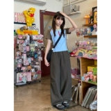 Дорожная короткая футболка с коротким рукавом, защита от солнца, с вышивкой, по фигуре