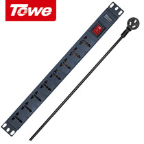 TOWE is the same as the PDU cabinet socket 8-digit 10A universal hole with Master Switch 3 Rice thread pdu row socket board