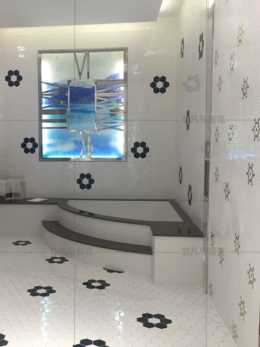 Керамическая шестиугольная мозаика