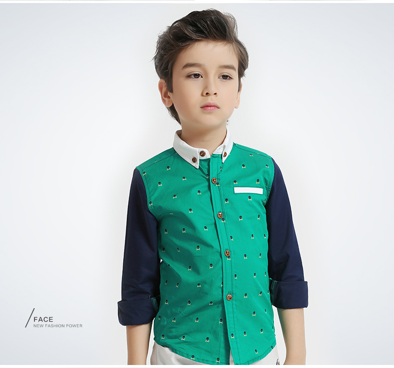 Chemise garcon KELUS à manche longue - Ref 2076313 Image 18