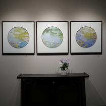 Master Works Sleeping Ho Hand Imitation Embroidery Suembroidered Triple Sofa Book Room Background TV Wall Living Room Decoration Painting