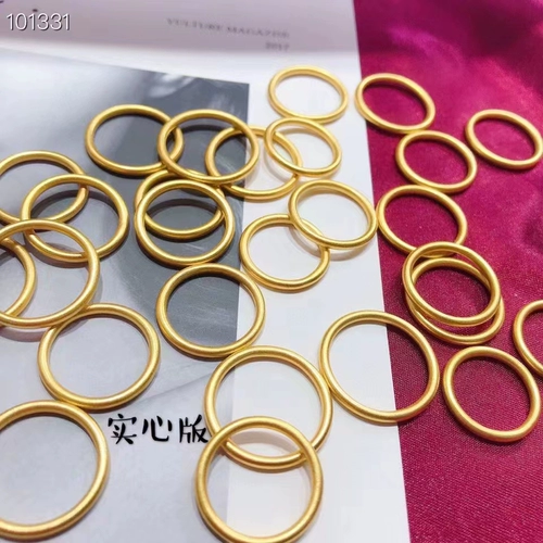 Индивидуальное золото 9999 золотой кольцо кольца Женский хвост с чистым золотом.