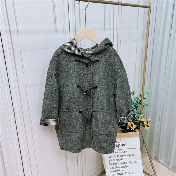 Spring 100% wool double-sided Neboy boy girl's even cap fur coat jacket 324 loose