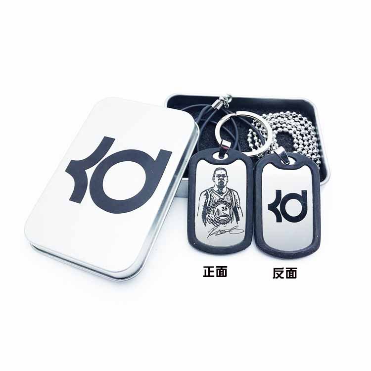 Ưu đãi đặc biệt vòng cổ bóng rổ Kobe Curry James Iverson Durant Keychain Army Mặt dây chuyền Ball Star 	lưới bóng rổ cho bé	