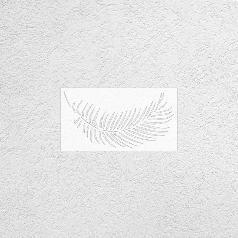 Description Picture 2 of item40cm - 80cm Stencil Wall For Painting Decor Plaster Decorative Template To Paint Decors Putty Leaf Tropical Summer Jungle S329