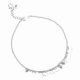 Đã qua đời, 925 sterling bạc 2018 mới đính sequin cổ điển lừa mắt cá chân nữ phiên bản Hàn Quốc của chàng sinh viên giản dị gợi cảm cửa hàng phụ kiện