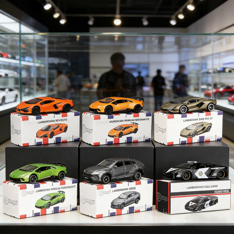 1:64 Scale Lamborghini Sian Huracán Aventador Gallardo Alloy Sports Car Model Toy