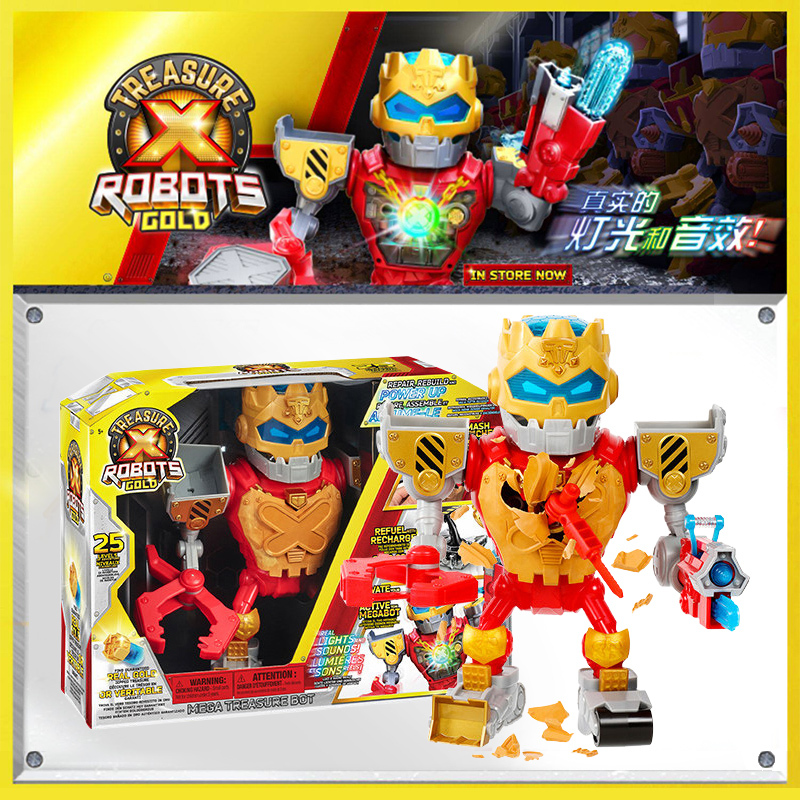 Treasure X Treasure Adventurer Golden Skull Giant Transforming Robot Large Gift Toy for Boys Treasure X Treasure Adventurer Golden Skull Giant Transforming Robot Large Gift Toy for Boys