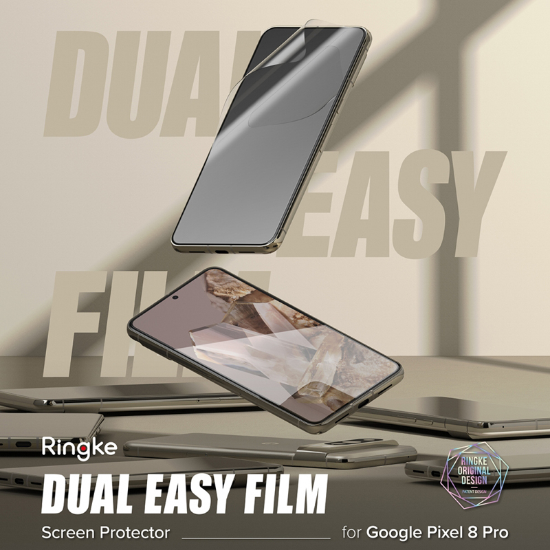 Korea's Ringke Is Suitable for Google Pixel8A/8Pro/8/7Pro Hydrogel Protective Film, High-Definition Tempered Soft Film, Mobile Phone Screen Film