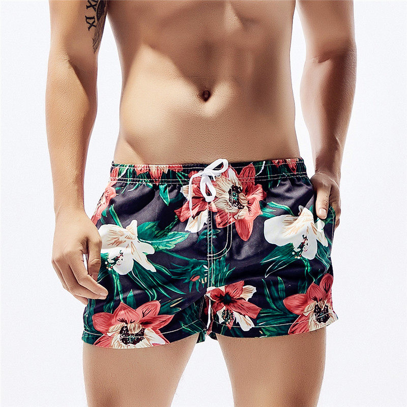 Tide male horned beach pants summer loose dry sexy low waist home shorts youth breathable comfortable Arlo pants