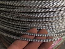 4mm galvanized steel wire rope Wire rope Traction rope Pull wire rope 6*7 cotton core greenhouse wire rope