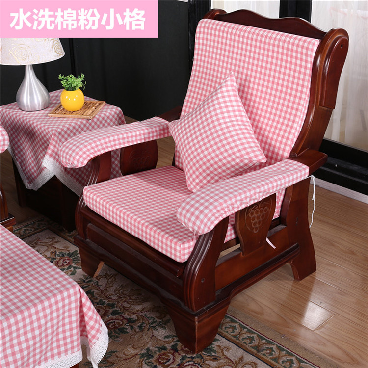 Sofa gỗ đệm với tựa lưng mùa đông gỗ gụ nội thất ghế gỗ gỗ mùa xuân và mùa thu ghế đệm bọt biển dày nệm ngồi bệt giá rẻ