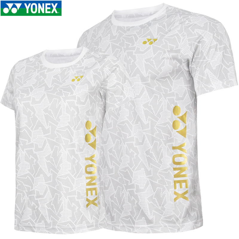 YONEX YONEX Badminton Clothes 115071 BCR for men and women short - sleeved speed dry sportswear culture shirt