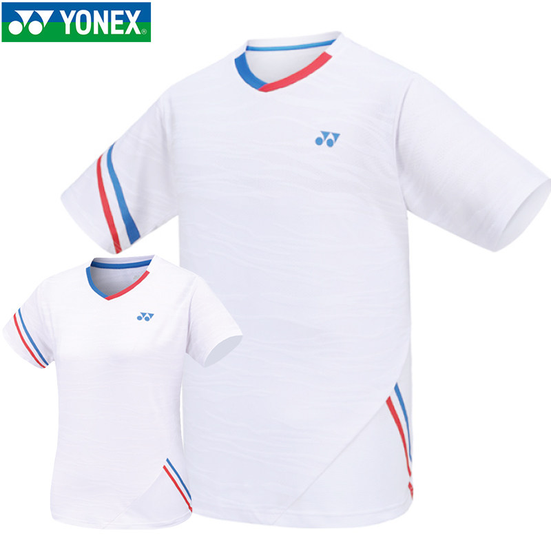 2022 new Yunieks YONEX men's and women's sports badminton suit speed dry short sleeve shirt 110152BCR