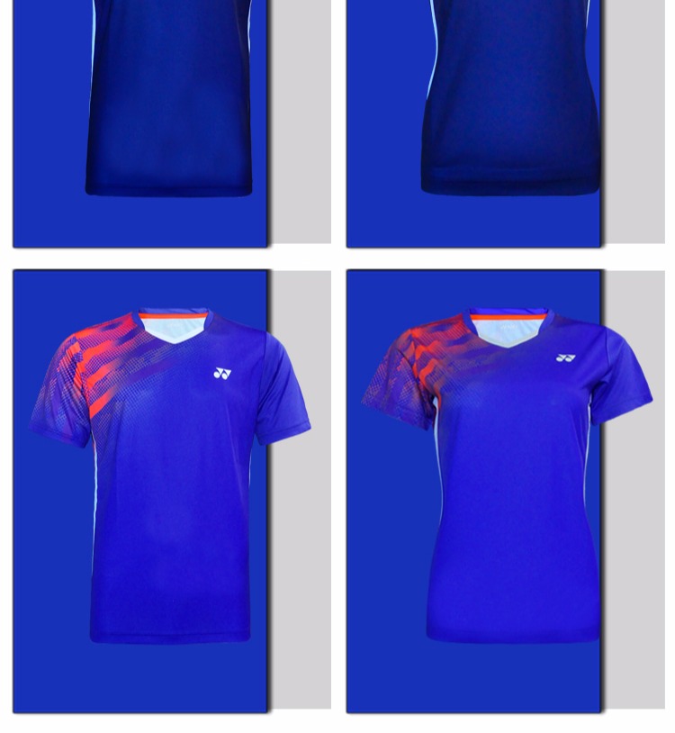 Trang phục chính thức mùa thu 2018 của Yonex Trang phục cầu lông hàng đầu 110498 quần áo thấm mồ hôi và nhanh khô quần áo đánh cầu lông nam