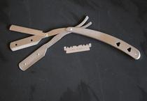 Shaving frame stainless steel shaving 74 knife holder old-fashioned manual shaving knife holder sending 10 blades