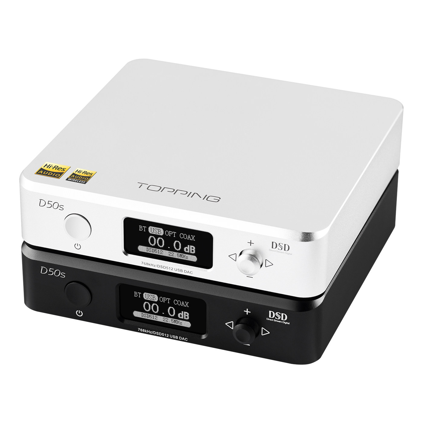 TOPPING RIO DE D50S Audio decoder Double ES9038 DAC Bluetooth 5 0 LDAC DSD512 Hard solution