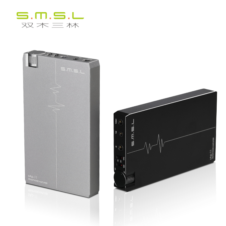 SMSL double wood Sanlin sAp-11 portable balanced headphone amplifier Portable ear amplifier volume adjustment