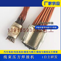 Automotive electronic wiring harness welding press square forming resistance spot welding machine anti-scatter line instead of avio welding machine Jiangsu