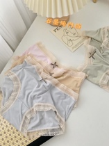 Good quality closed in machine* brand tail single graphene inner crotch comfortable thin section of ice silk in waist underpants
