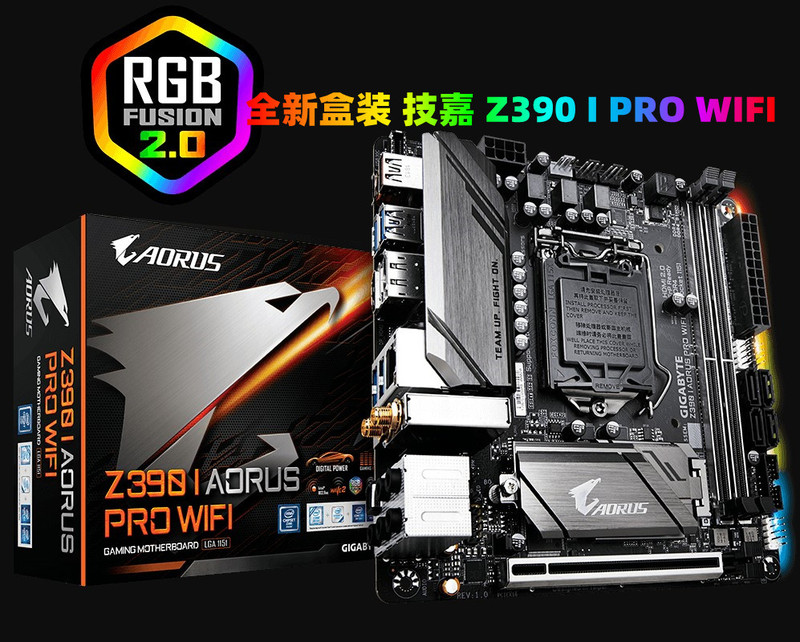 New Gigabyte Z390 I Aorus Pro Wifi Motherboard Itx B360N 17*17 Eighty-Nine