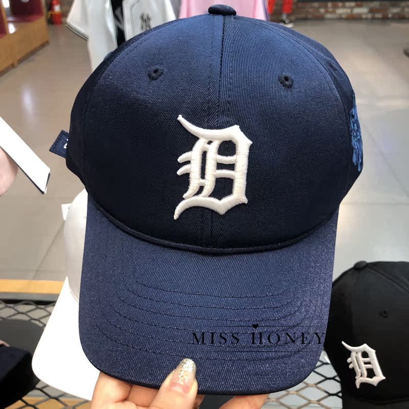 Hàn quốc MLB quầy 18 new tiger đội satin tiger logo ribbon mũ bóng chày nắp màu rắn mũ bóng chày mua gậy bóng chày	