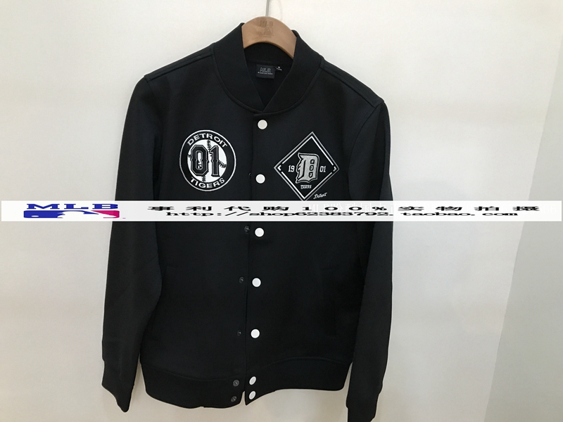 Đồng phục bóng chày MLB mua 17 mùa thu DE nam nữ không gian giản dị cotton thời trang hoang dã 15000 14900 - Thể thao sau bộ áo adidas