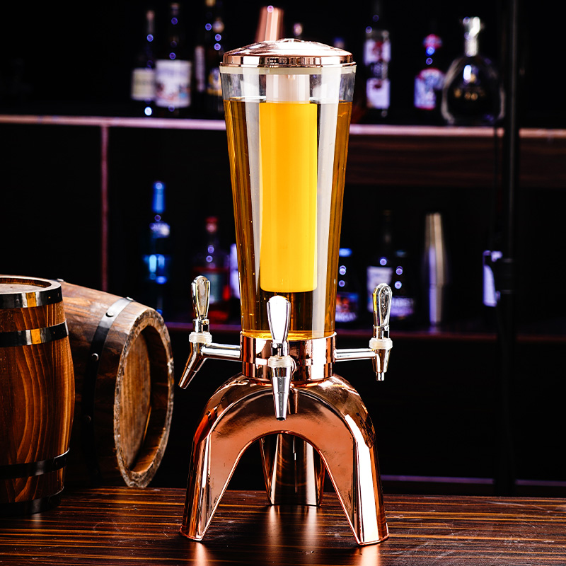 Commercial European luminous wine cannon can be customized logoKTV bar Barker wine cannon splitter beer barrel 1 5L3L