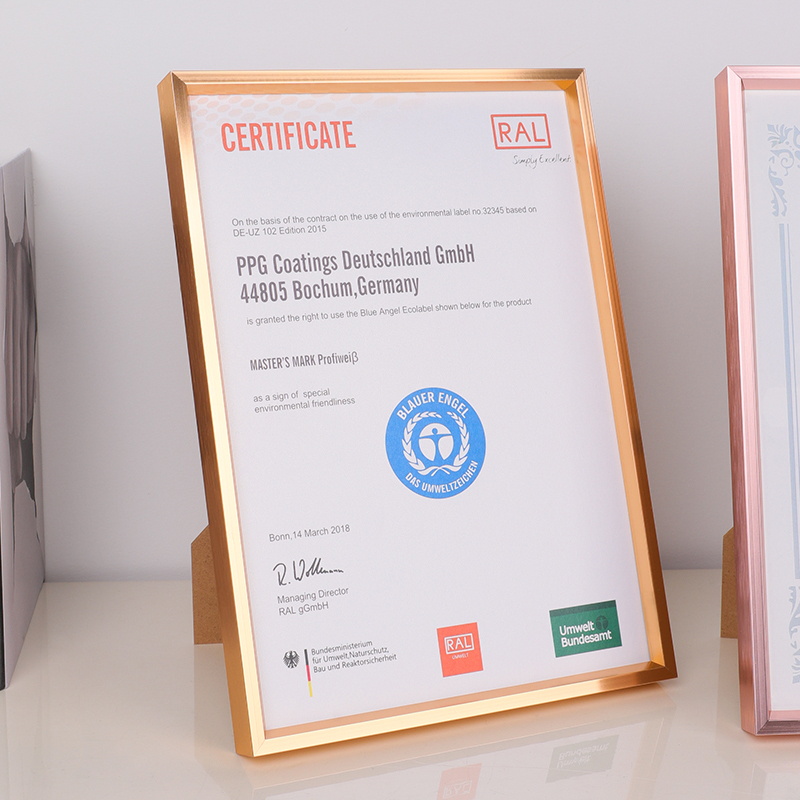 Honor Certificate Frame, Patent Certificate Frame, Display Frame, A4 Display Frame, Photo Frame, Wall-Mounted Document Frame, A3 Gold License Frame, Photo Frame