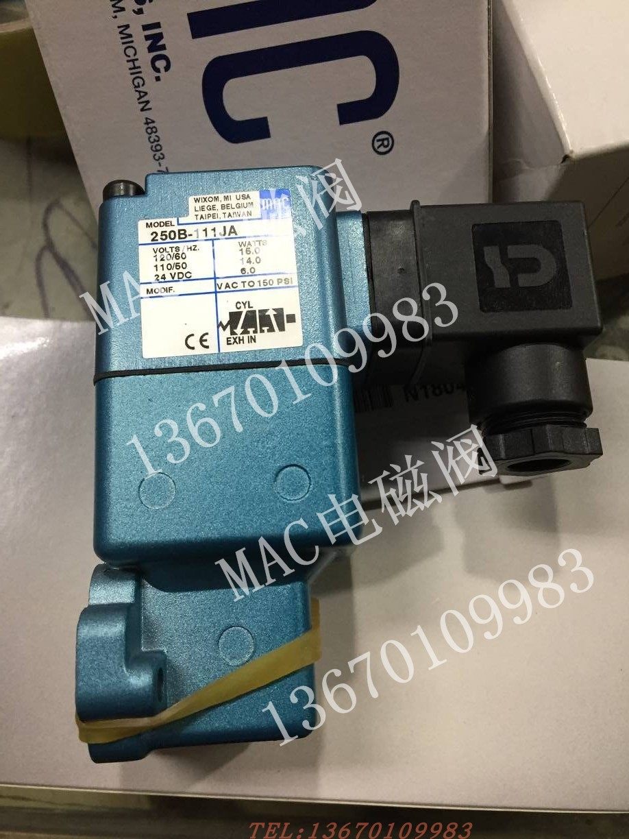 MAC Solenoid valve 250B-111JA 111JJ 611JA 111BAAA 250B-121JA 111CA 501