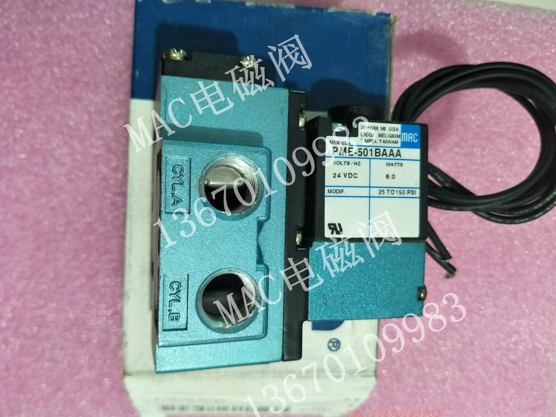 MAC Solenoid valve 916B-PM-611JB PP-871JM 918B-PM-501BA 591JD CA JA JJ