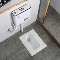 New rock plate squatting toilet squat pit type water tank complete toilet deodorant toilet squatting toilet potty