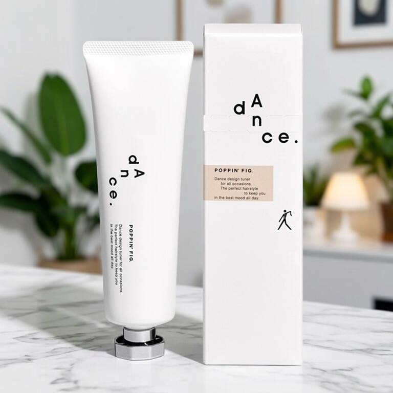 In-Stock Japan Arimino Salon Dance Poppin' Fig Styling Cream for Wet-Look Hair and Voluminous Curls