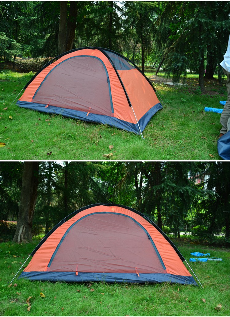 Wholesale PINNACLE outdoor 2-person 3-person double-layer double-door camping aluminum pole tent rainproof 3000mm