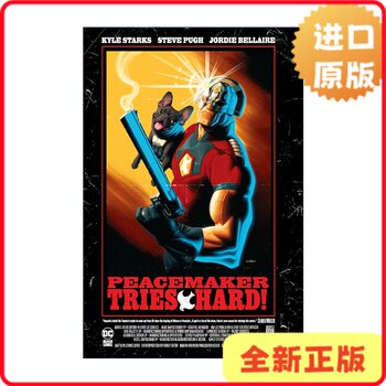 [Authentic in Stock] Peacemaker Tries Hard Dc Comics Hardcover Kyle Starks English Version Kyle Starks9781779524324