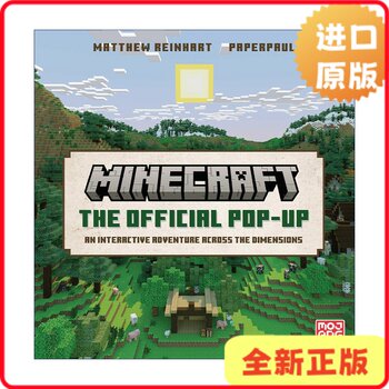 [Authentic in Stock] Minecraft: the Official Pop-Up Official 3D Book of Minecraft English Edition Insight Editions 9798886630978