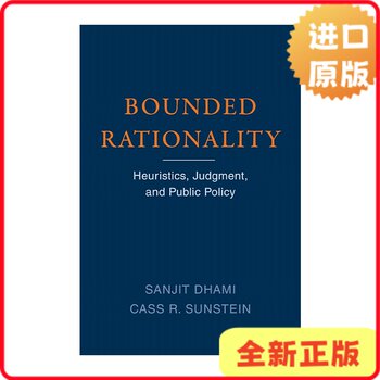 [Authentic in Stock] Bounded Rationality: Nudge Theory, Judgment, and Public Policy by Cass R. Sunstein, English Edition, Sanjit Dhami and Co