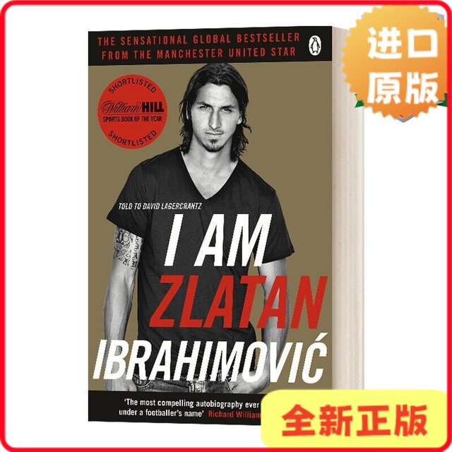 [Original Edition] I Am Zlatan Ibrahimovic Ibrahimovic's Autobiography English Version Ibrahimovic9780241966839