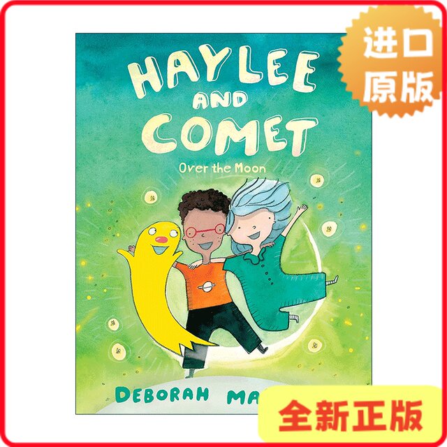 [Authentic in Stock] over the Moon Hailey and the Comet Series Above the Moon Hardcover Full-Color Children's Comic English Version Marcero9781250774415