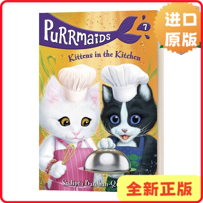 [Authentic in Stock] Purrmaids # 7: Kittens in the Kitchen English Version Bardhan-Quallen9781984896070