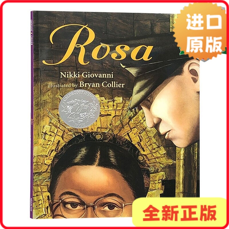 [Authentic in Stock] Rosa Mrs. Rosa Parks 2006 Caldecott Silver Medal English Edition Giovanni9780312376024