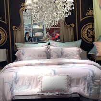 Dreamono comics 13766 days silk four pieces of printed cover bed linen bed linen flower bed with supplies to the morning