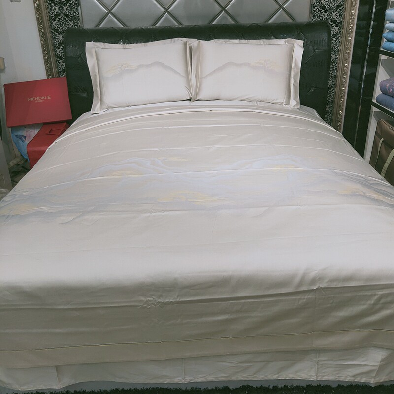 Mengjie home textile a piece of long chown cotton jacket jacket four pieces of 00341 pure cotton 100 sheets slept naked