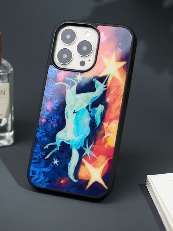 Unicorn Fairytale New Artsy Painted Illustration 15, 14, 13, 12, 11 iPhone Case