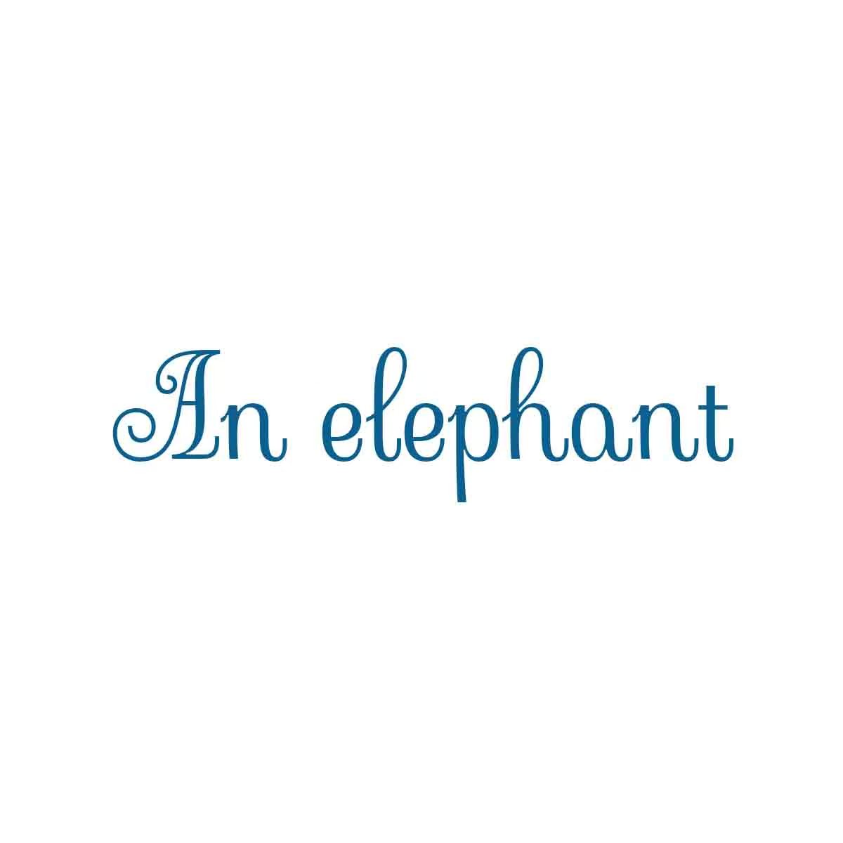 壹只象 An elephant的LOGO