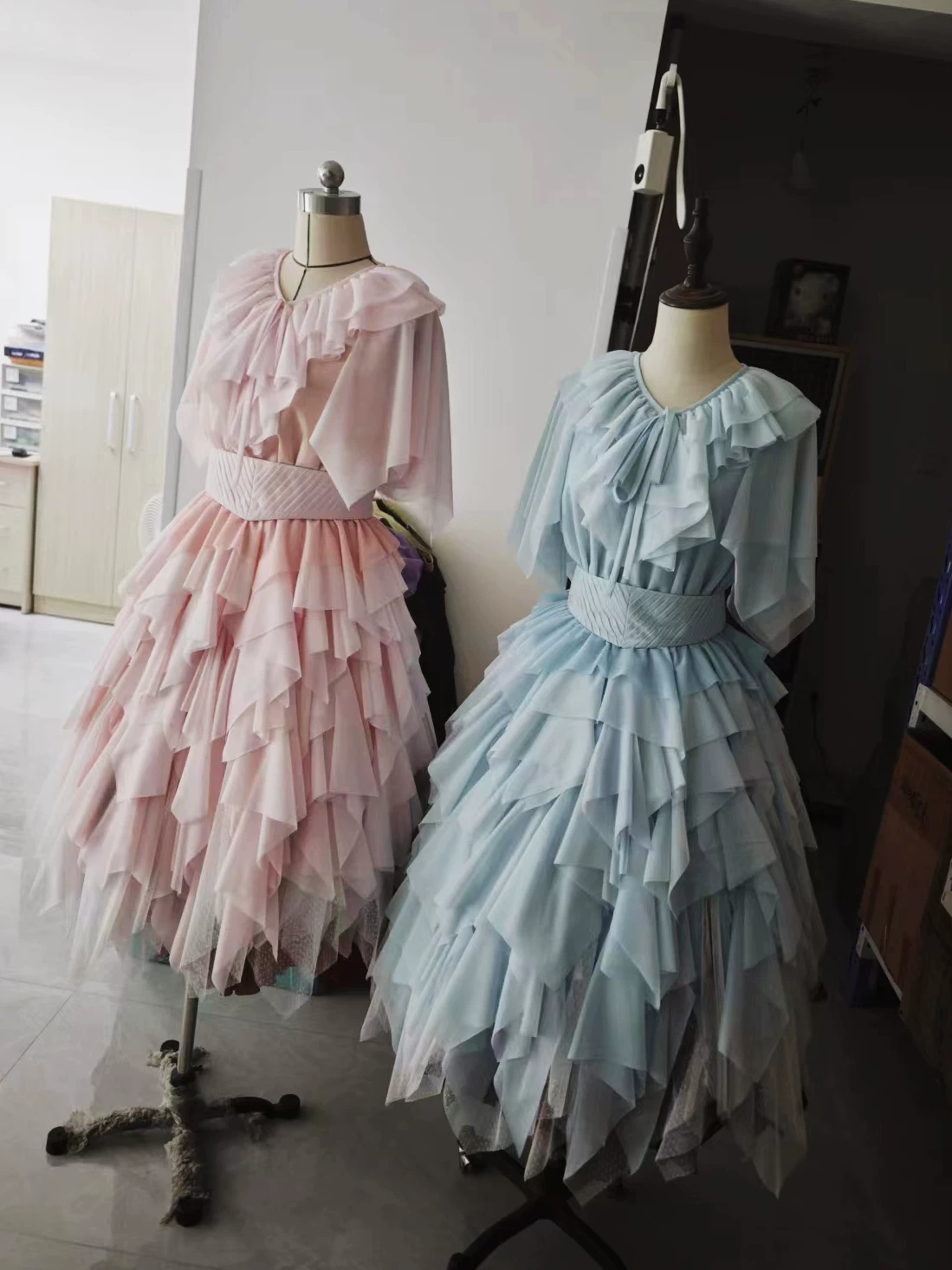 Подлинная башня, длинная юбка, градиент, стильLolita