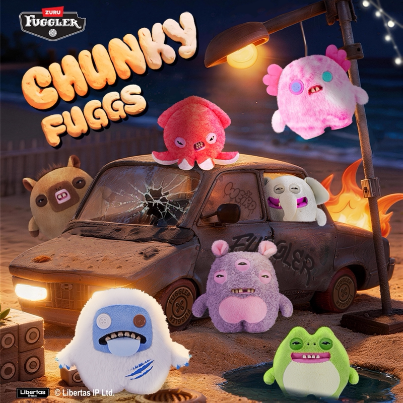 In-Stock Fuggler Genuine Cute Monster Q-Bomb Giant Treasure Series Ugly-Cute Quirky Trendy Toy Doll Gift