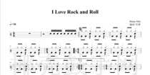 1632 Démo Mix-I Love Rock and Roll Instrumental Drums Song Original Drum Band Accompaccompagnement